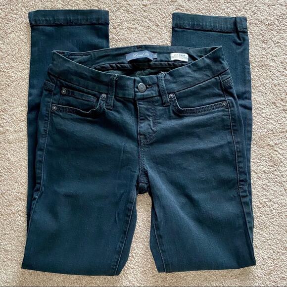 Level 99 Lily Crop Skinny Straight Black Denim Size 26 - Picture 6 of 9